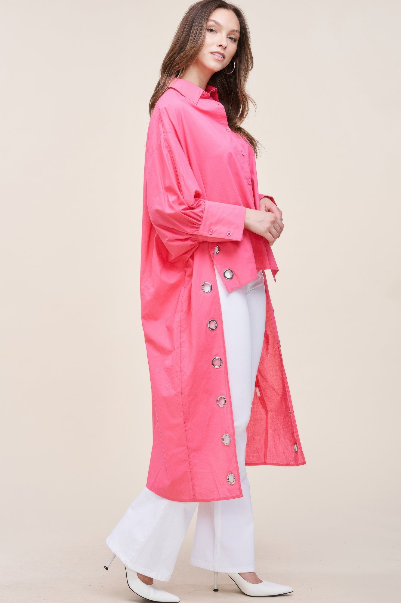 Oversized Shirt With Long Back product image