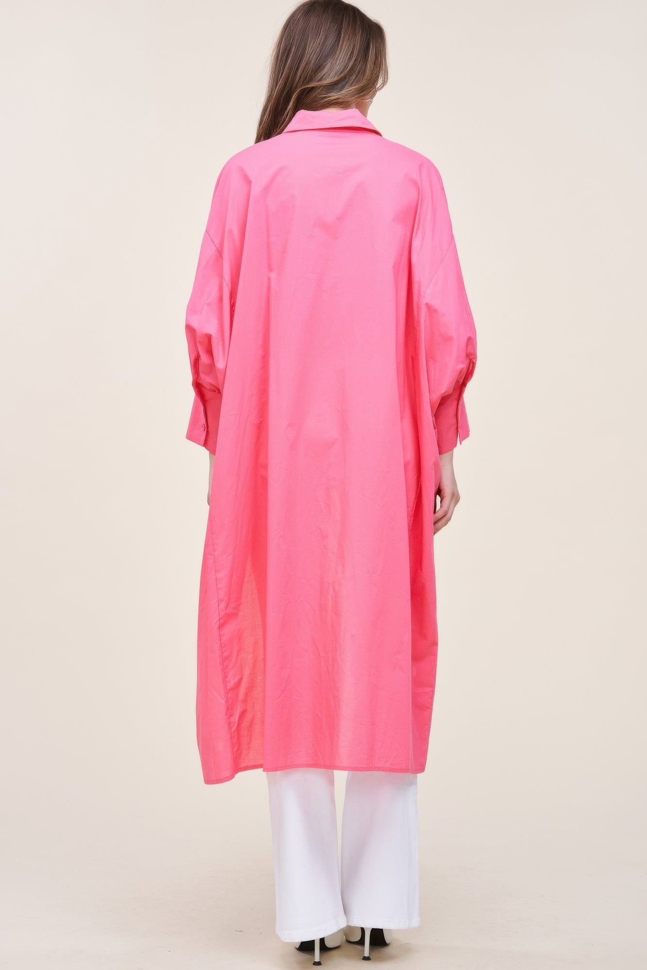 Oversized Shirt With Long Back product image