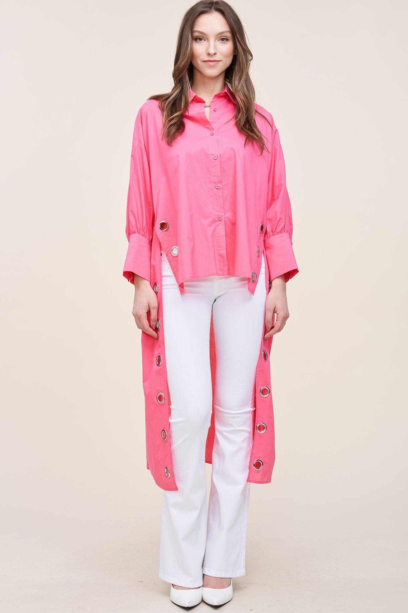 Oversized Shirt With Long Back product image