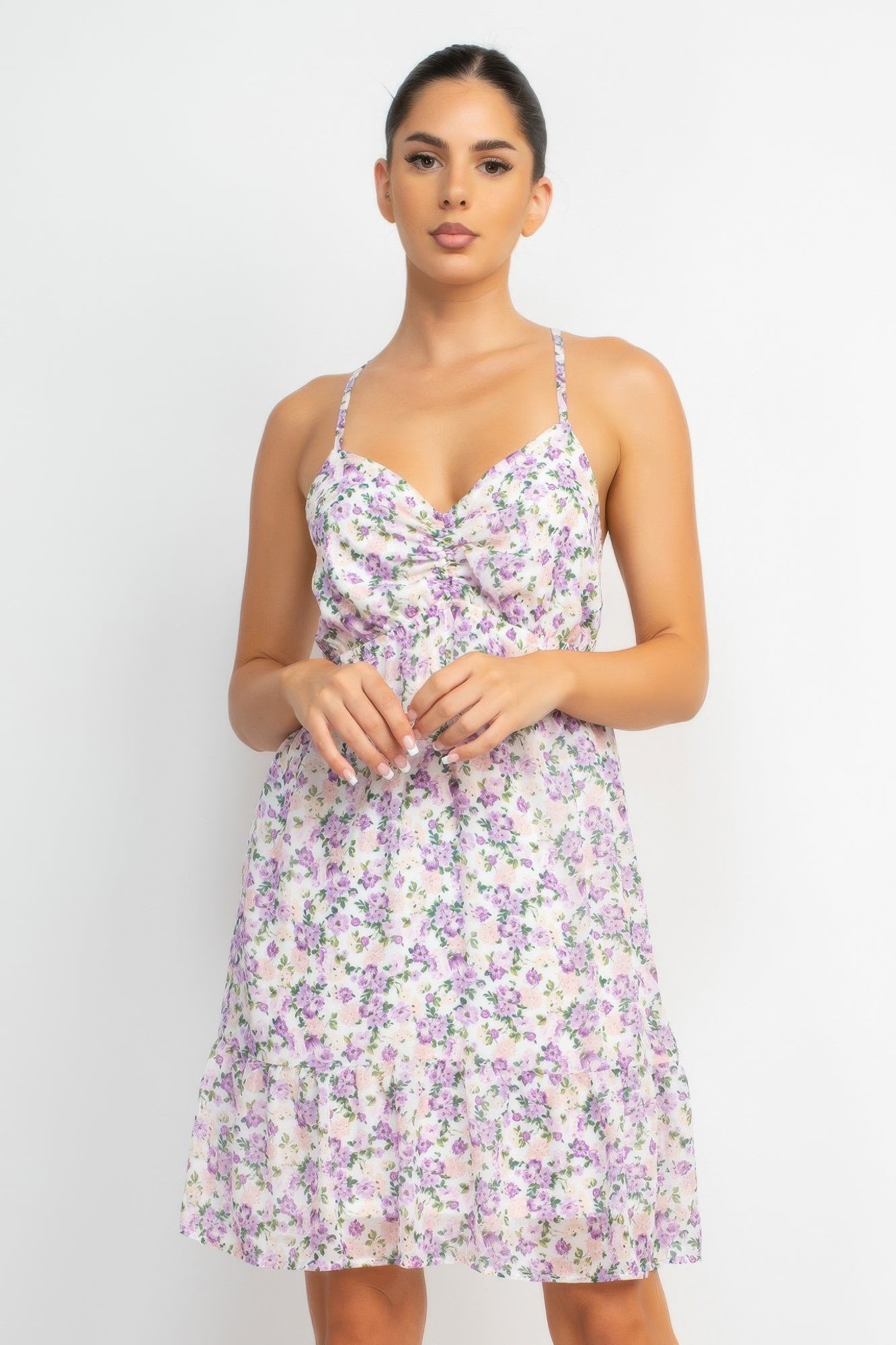 Double Strap Back Mini Dress product image