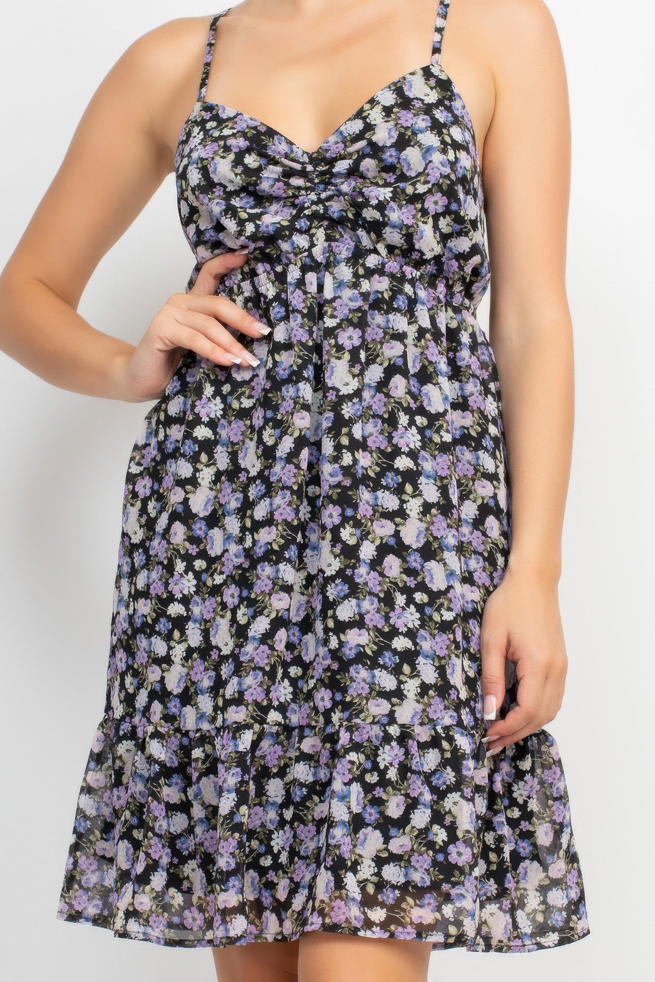 Double Strap Back Mini Dress product image