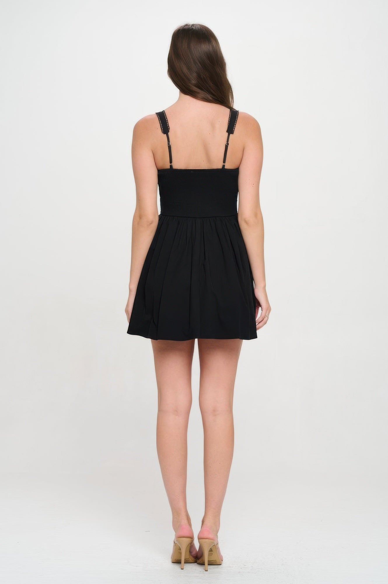 Front Ribbon Tie Bustier Dress product image