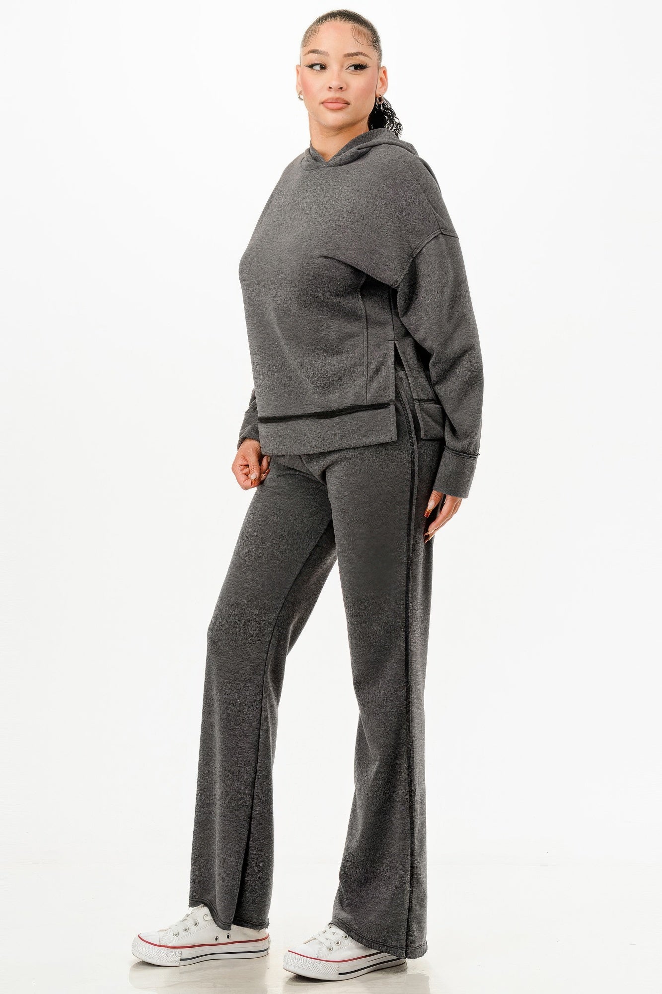 Washed Sweat Two-piece Set product image