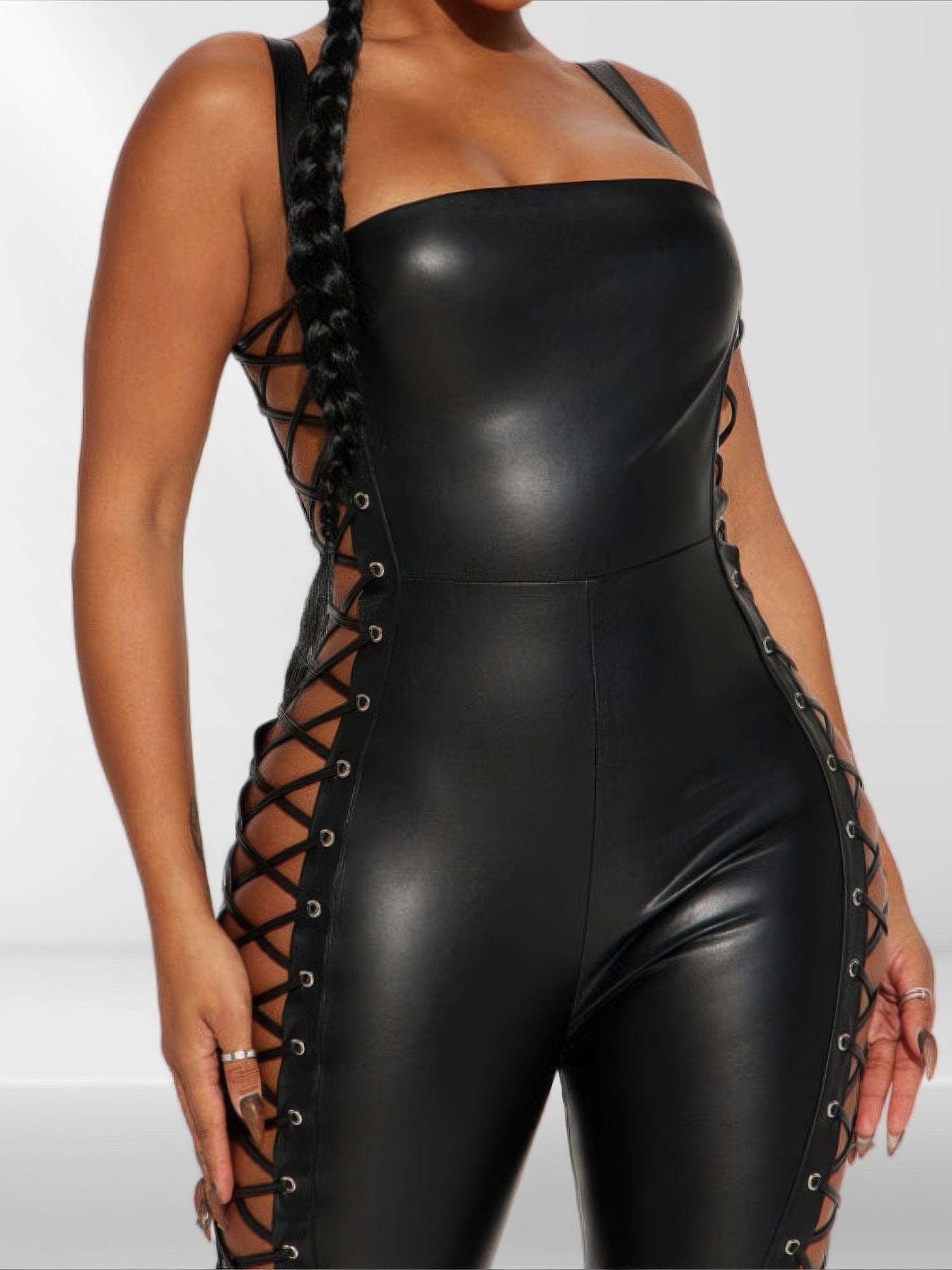 Faux Leather Jumpsuit product image