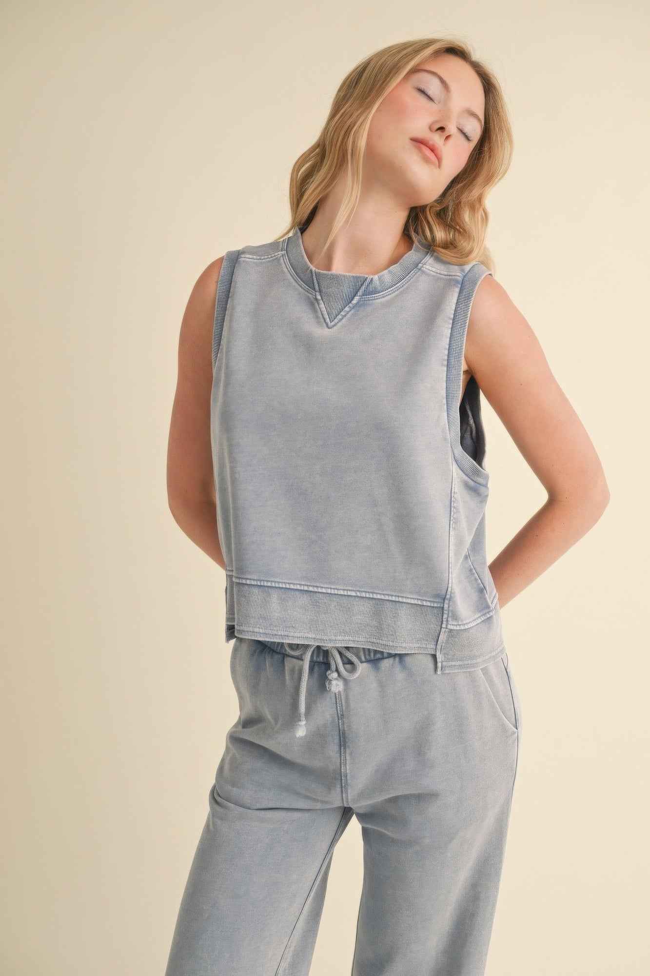 Mineral Wash Sleeveless Top Mineral Wash Sleeveless Top