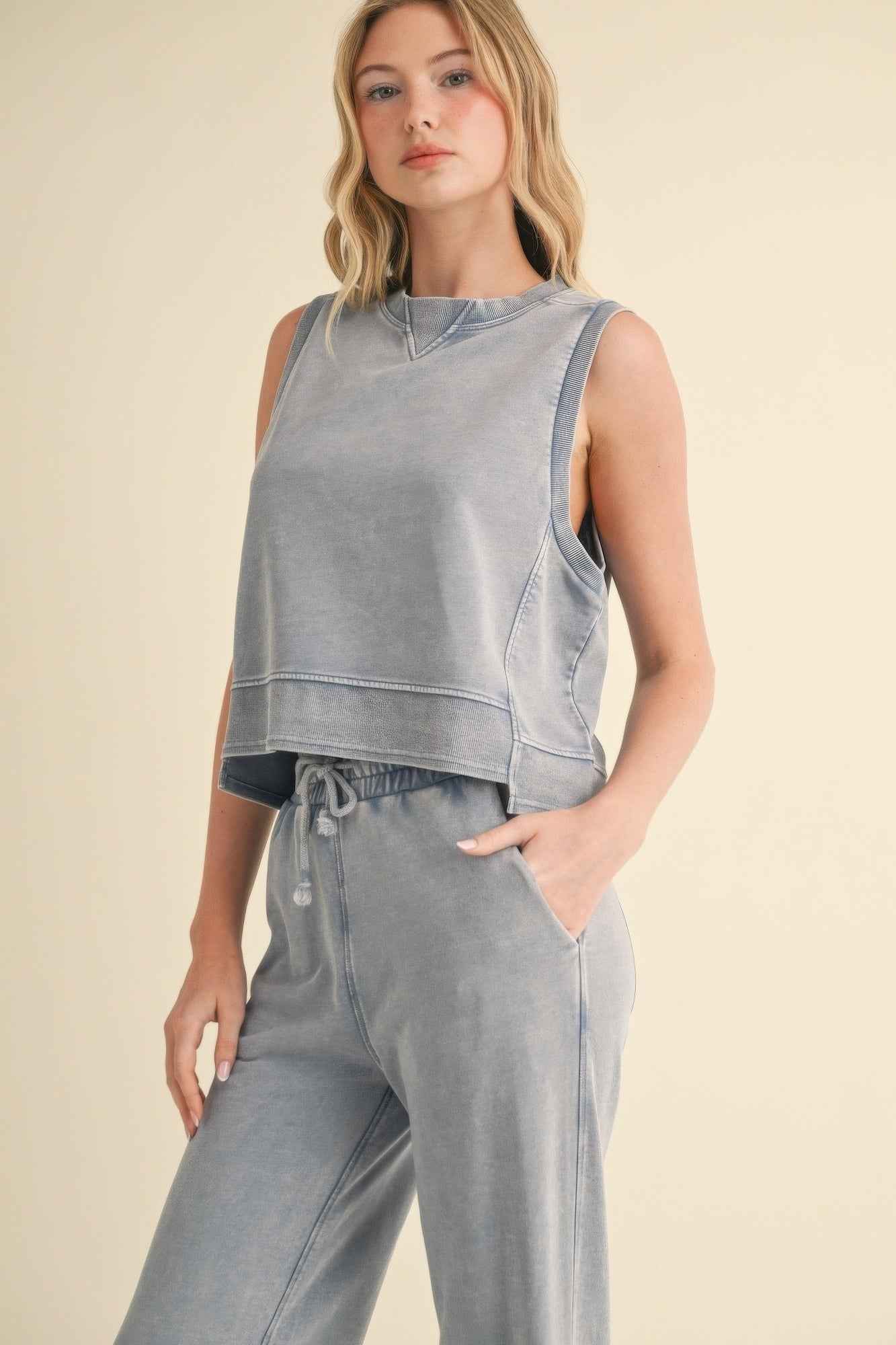 Mineral Wash Sleeveless Top Mineral Wash Sleeveless Top