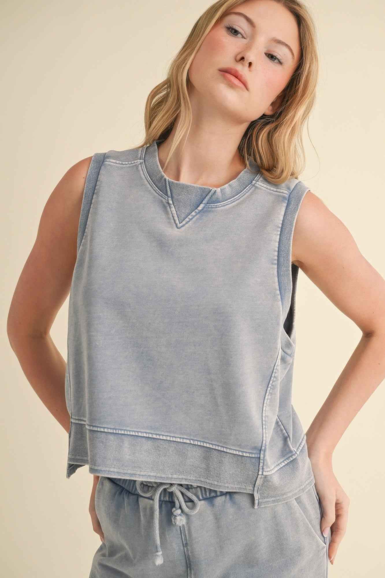 Mineral Wash Sleeveless Top Mineral Wash Sleeveless Top