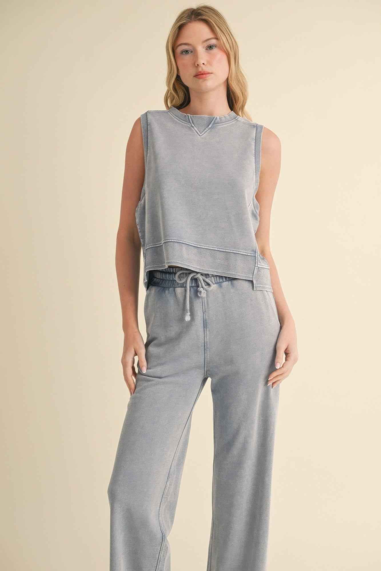 Mineral Wash Sleeveless Top Mineral Wash Sleeveless Top