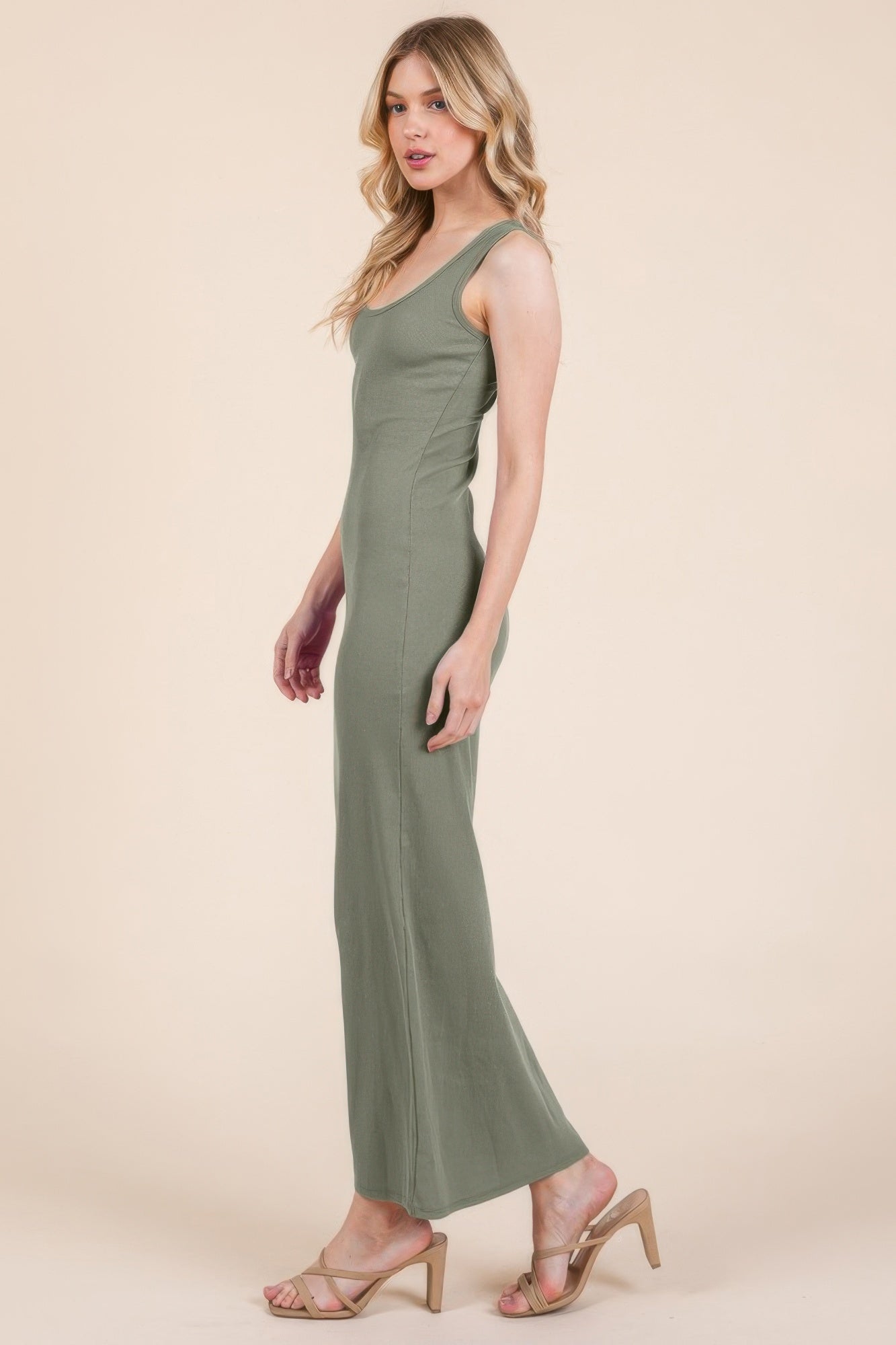 Sleeveless Rib Maxi Dress product image