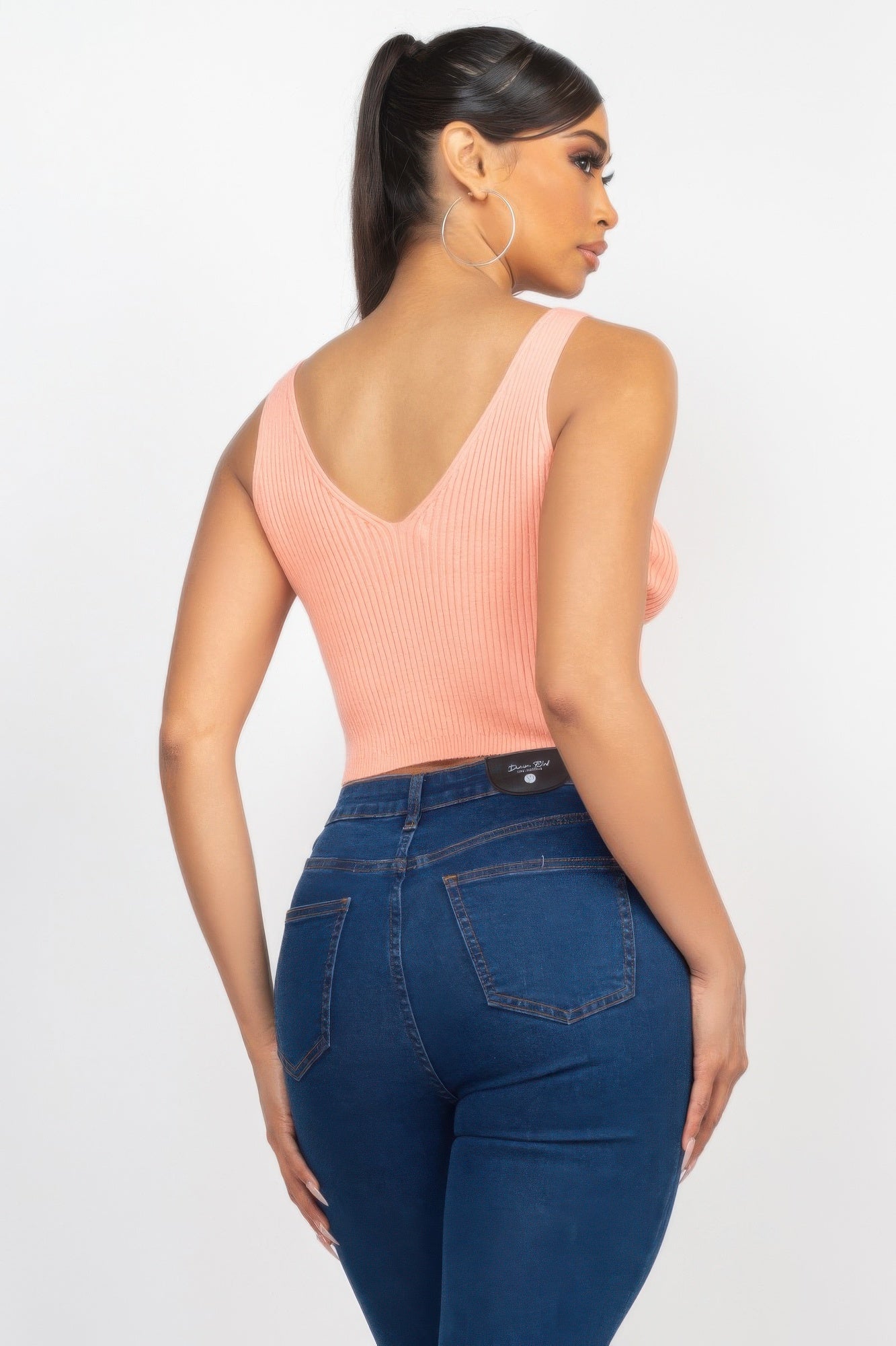 Crop Tank Top & Cardigan Sweater Set product image