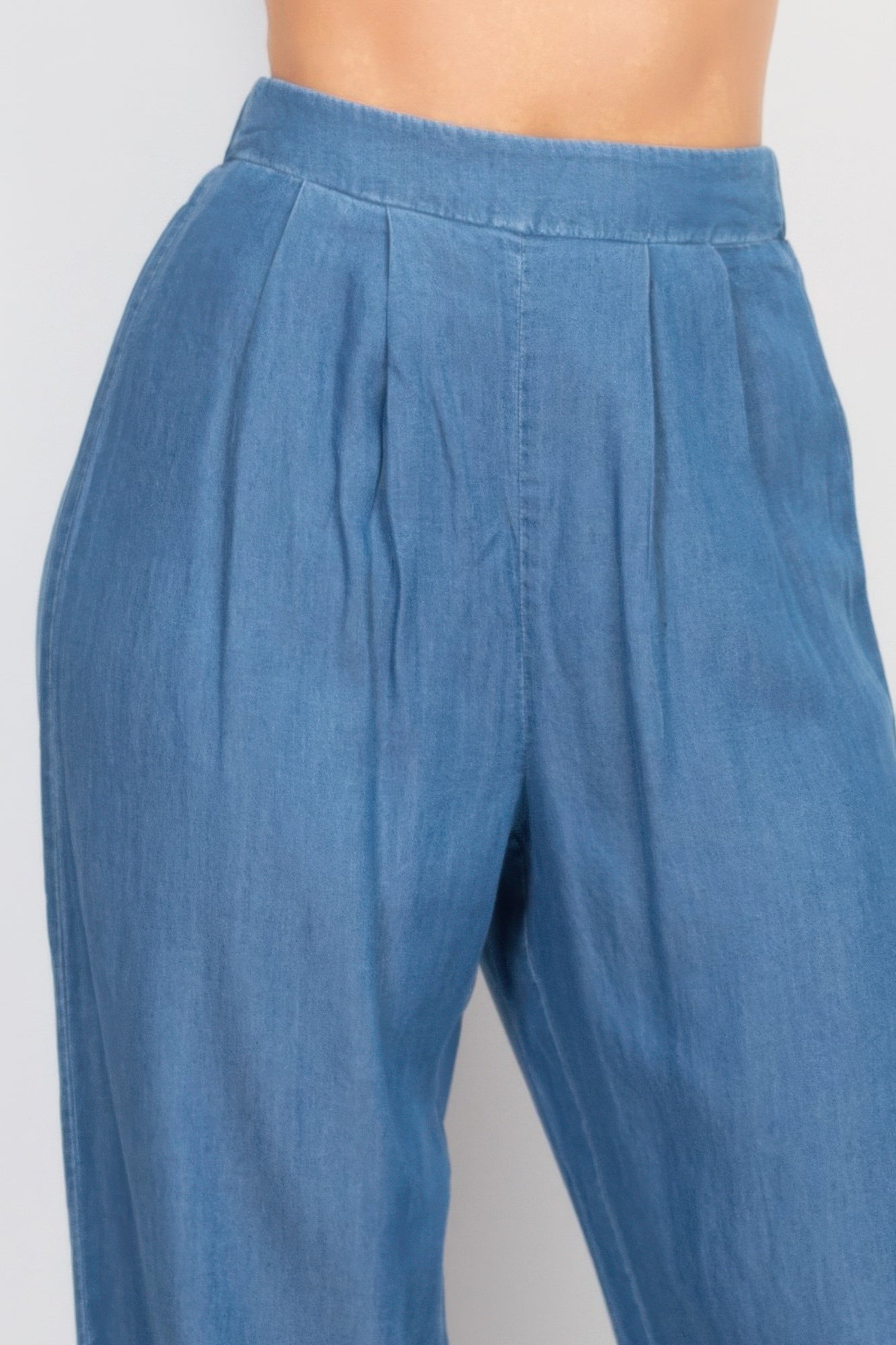 Tube Tied Top & Wide Pants Set product image