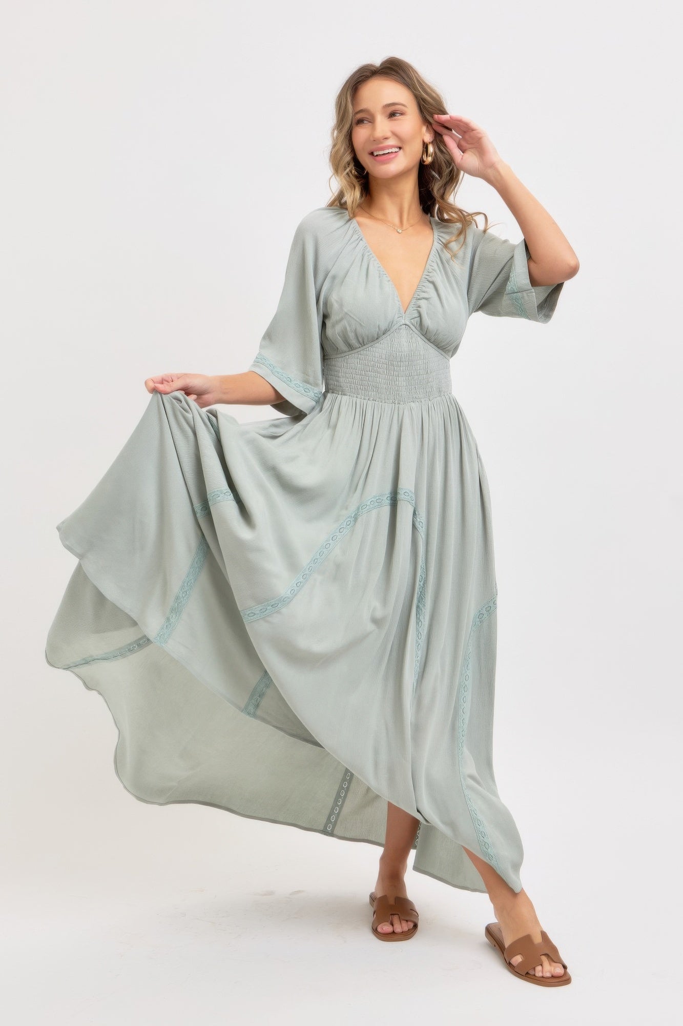 Romantic Flowy Maxi Dress product image