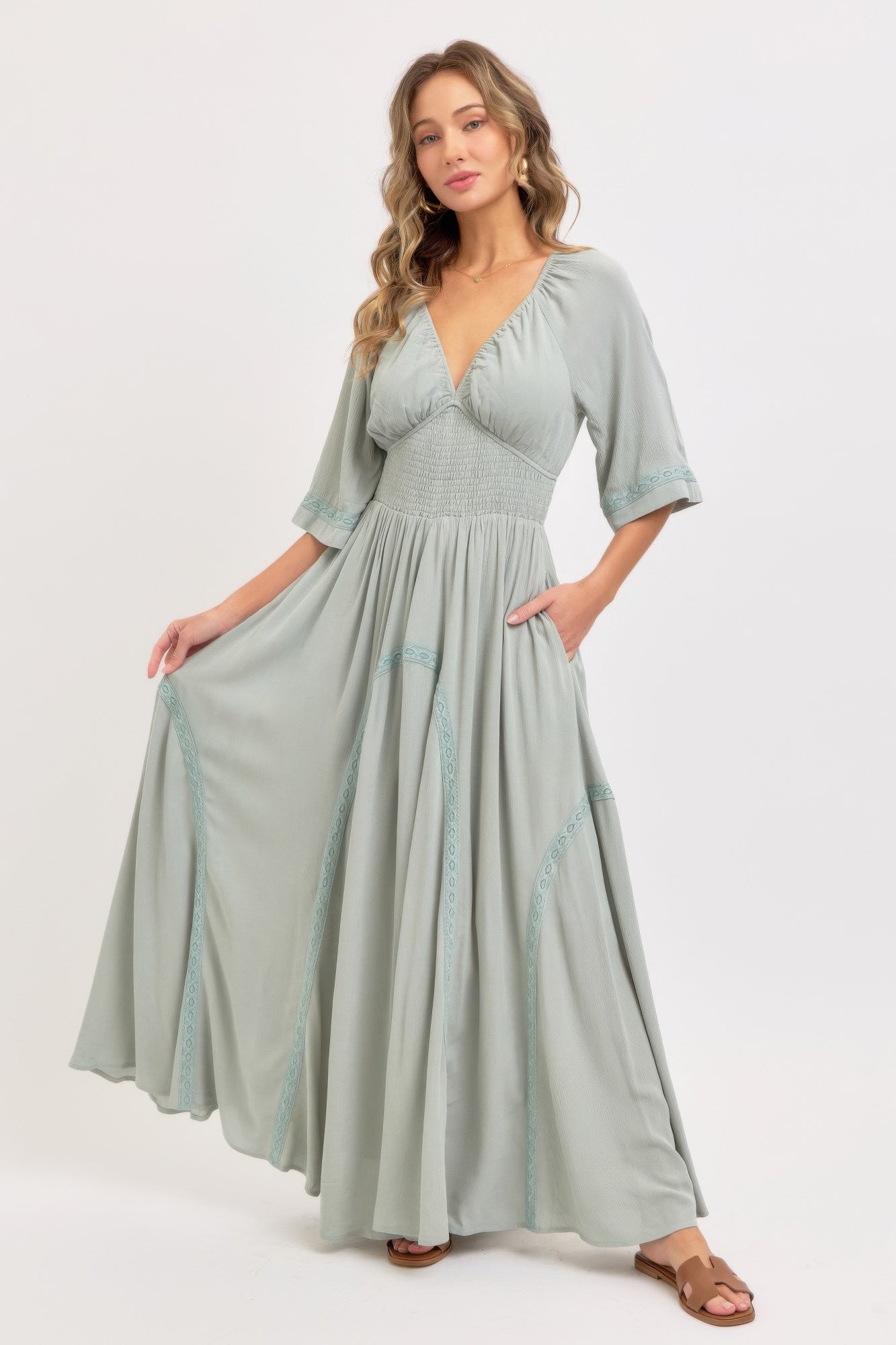 Romantic Flowy Maxi Dress product image