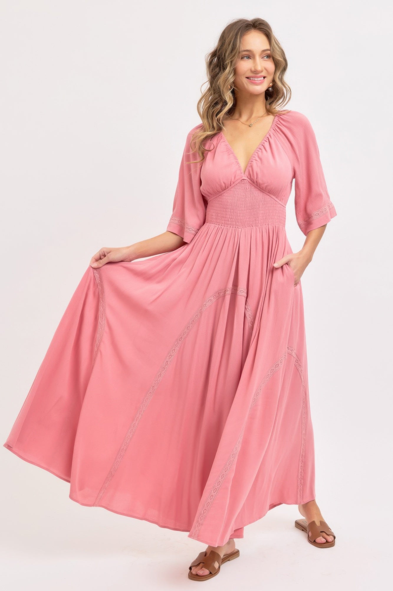 Romantic Flowy Maxi Dress product image