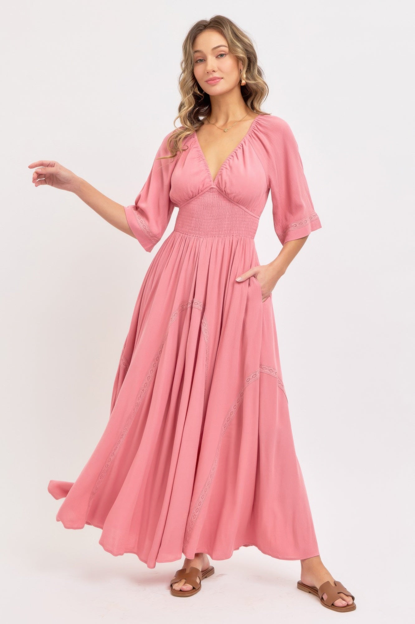 Romantic Flowy Maxi Dress product image
