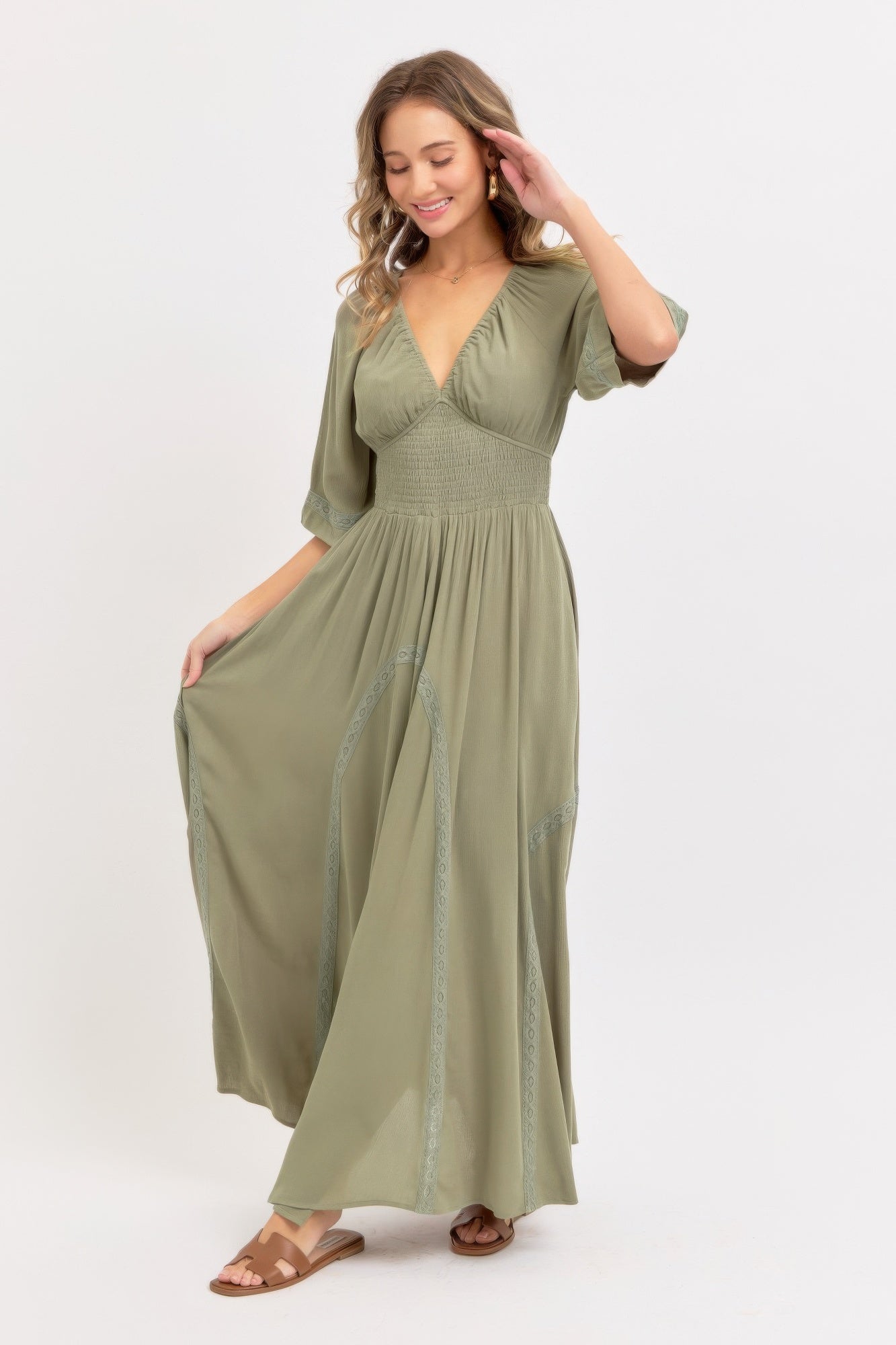 Romantic Flowy Maxi Dress product image