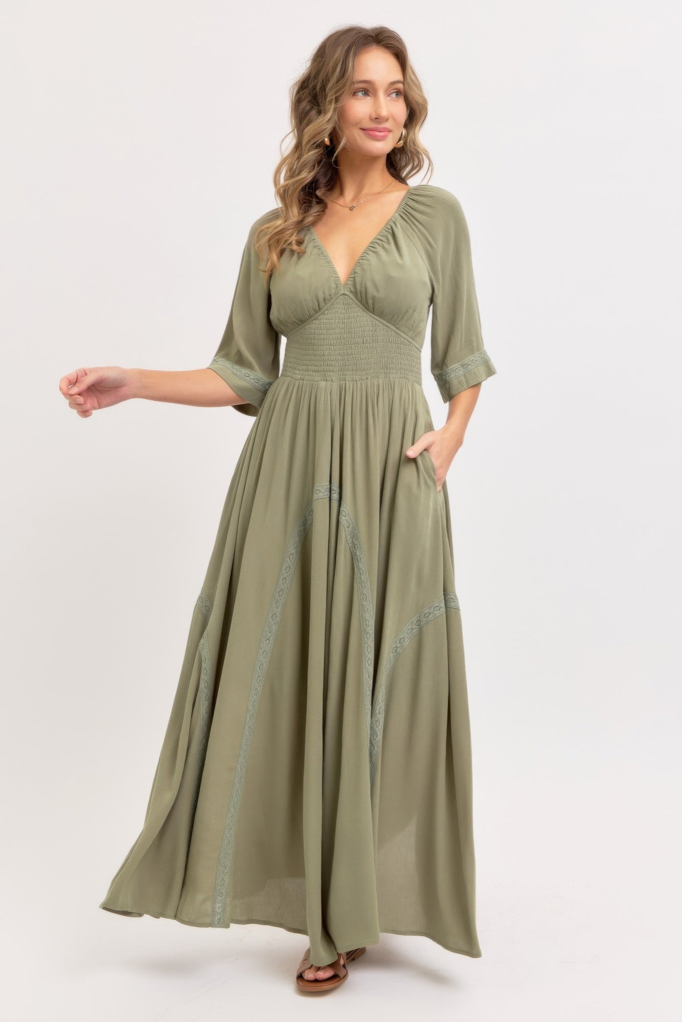 Romantic Flowy Maxi Dress product image
