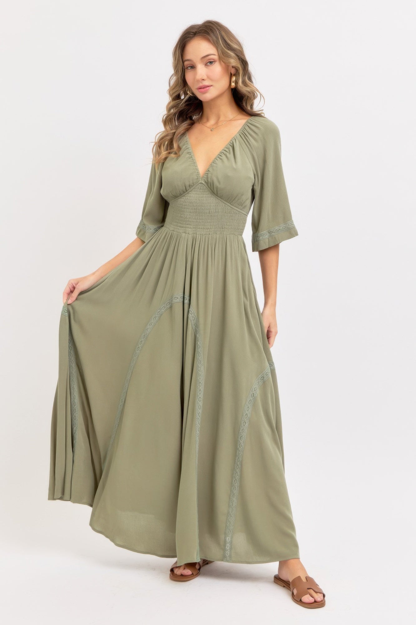 Romantic Flowy Maxi Dress product image