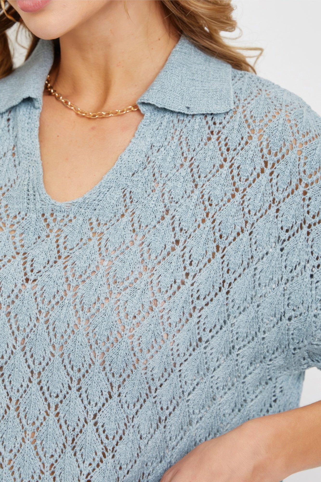 Pointelle Knit Top product image