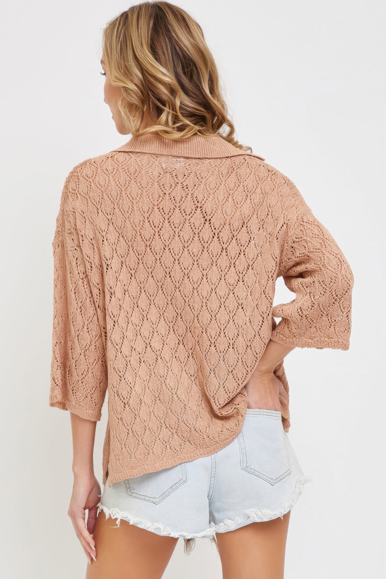 Pointelle Knit Top product image