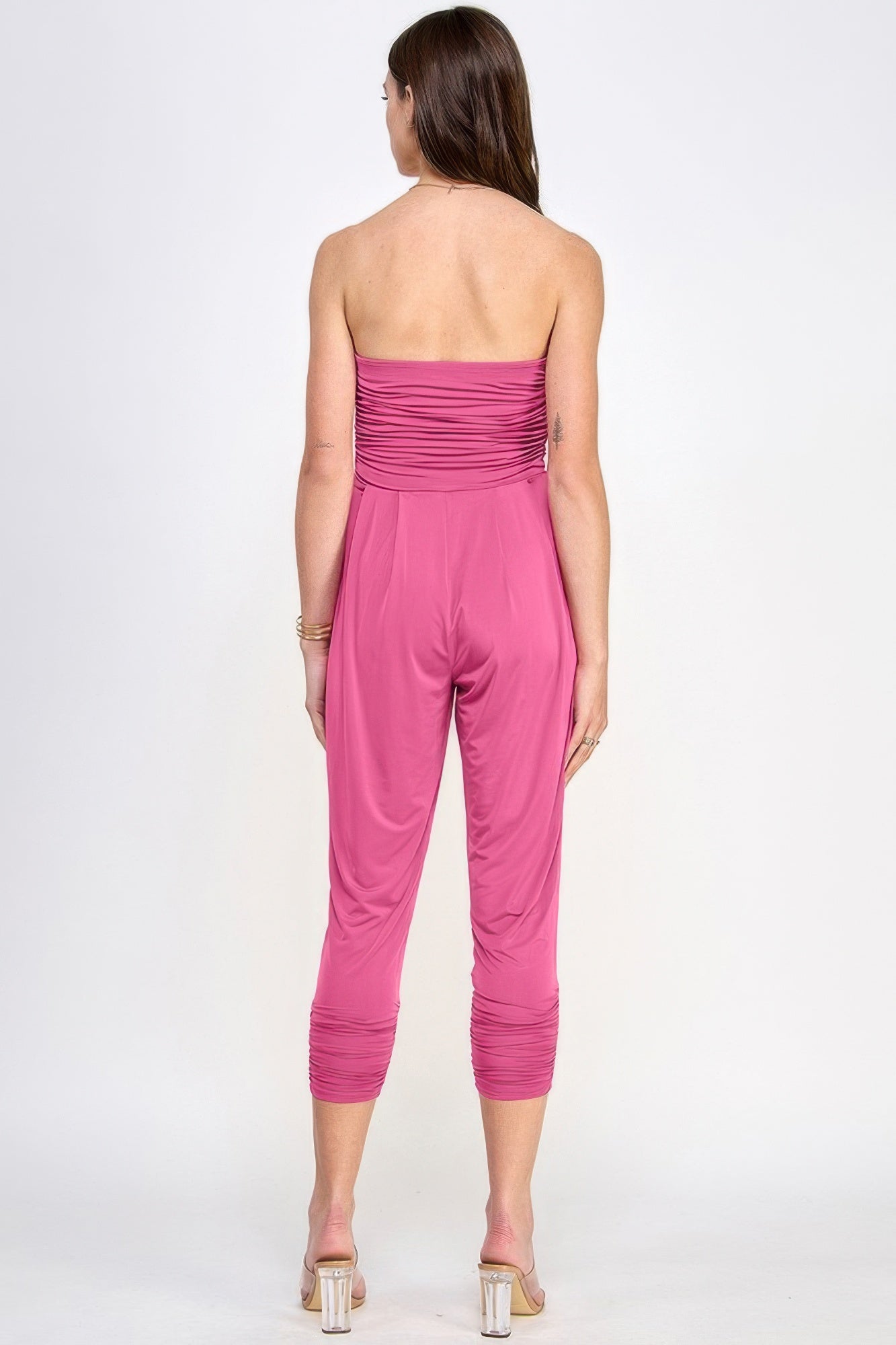Tube Top W/shirring Jumpsuit product image