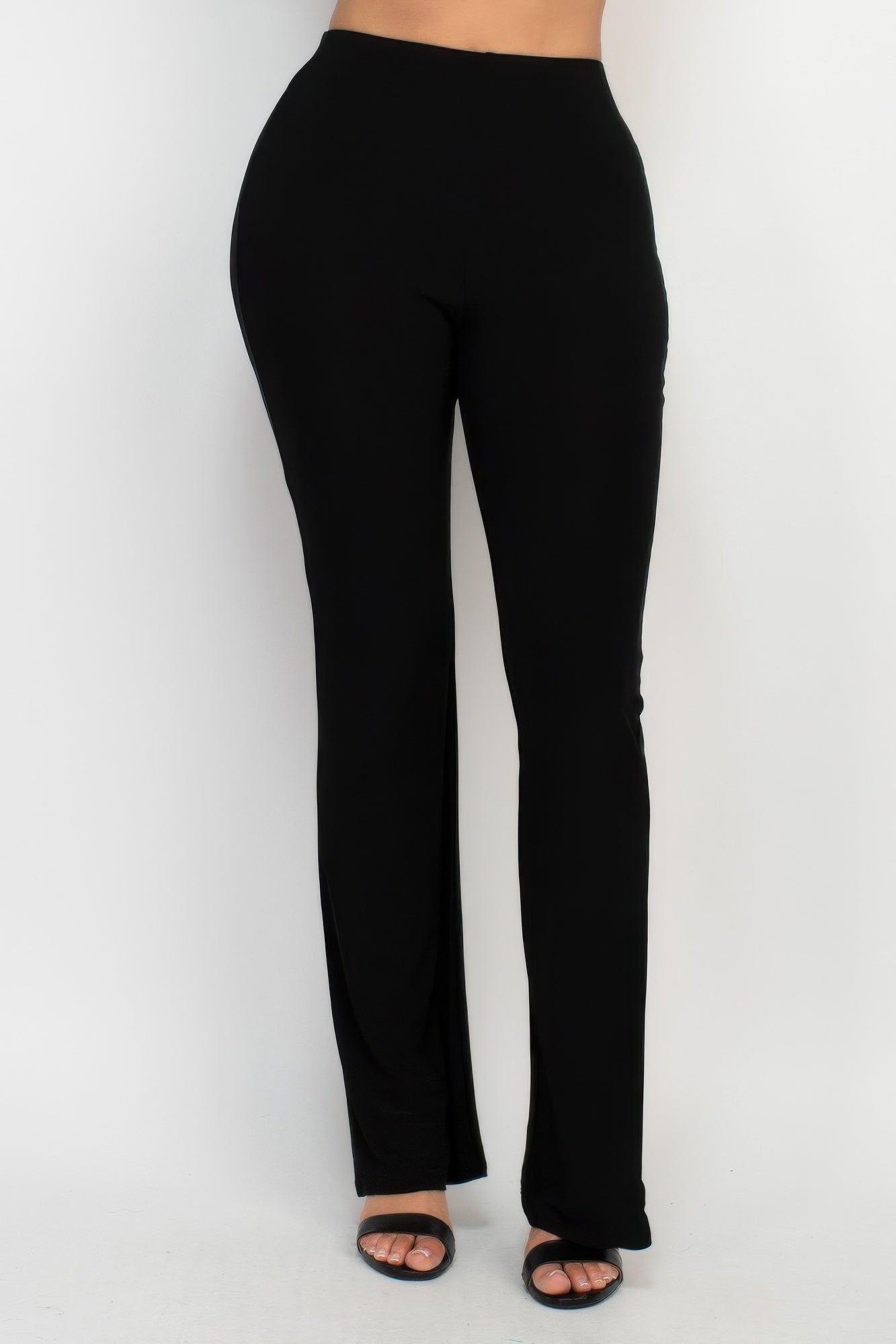 Fit And Flare Elastic Casual Pants product image
