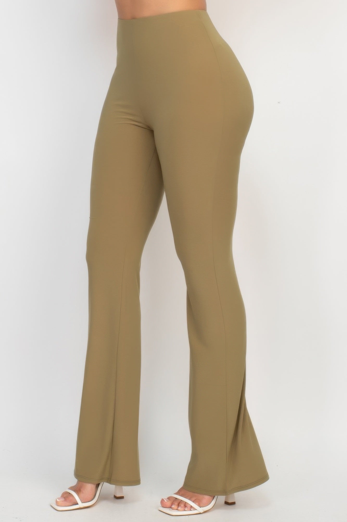 Fit And Flare Elastic Casual Pants product image