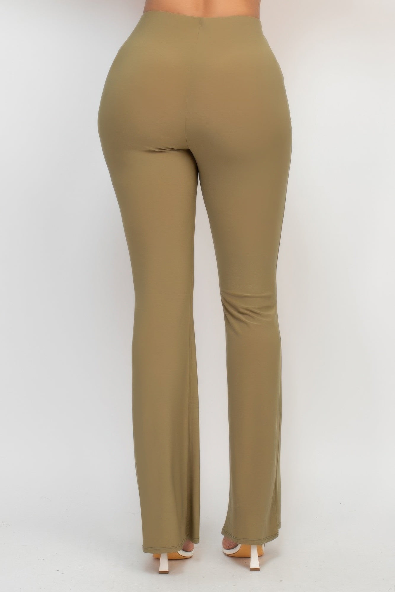 Fit And Flare Elastic Casual Pants product image