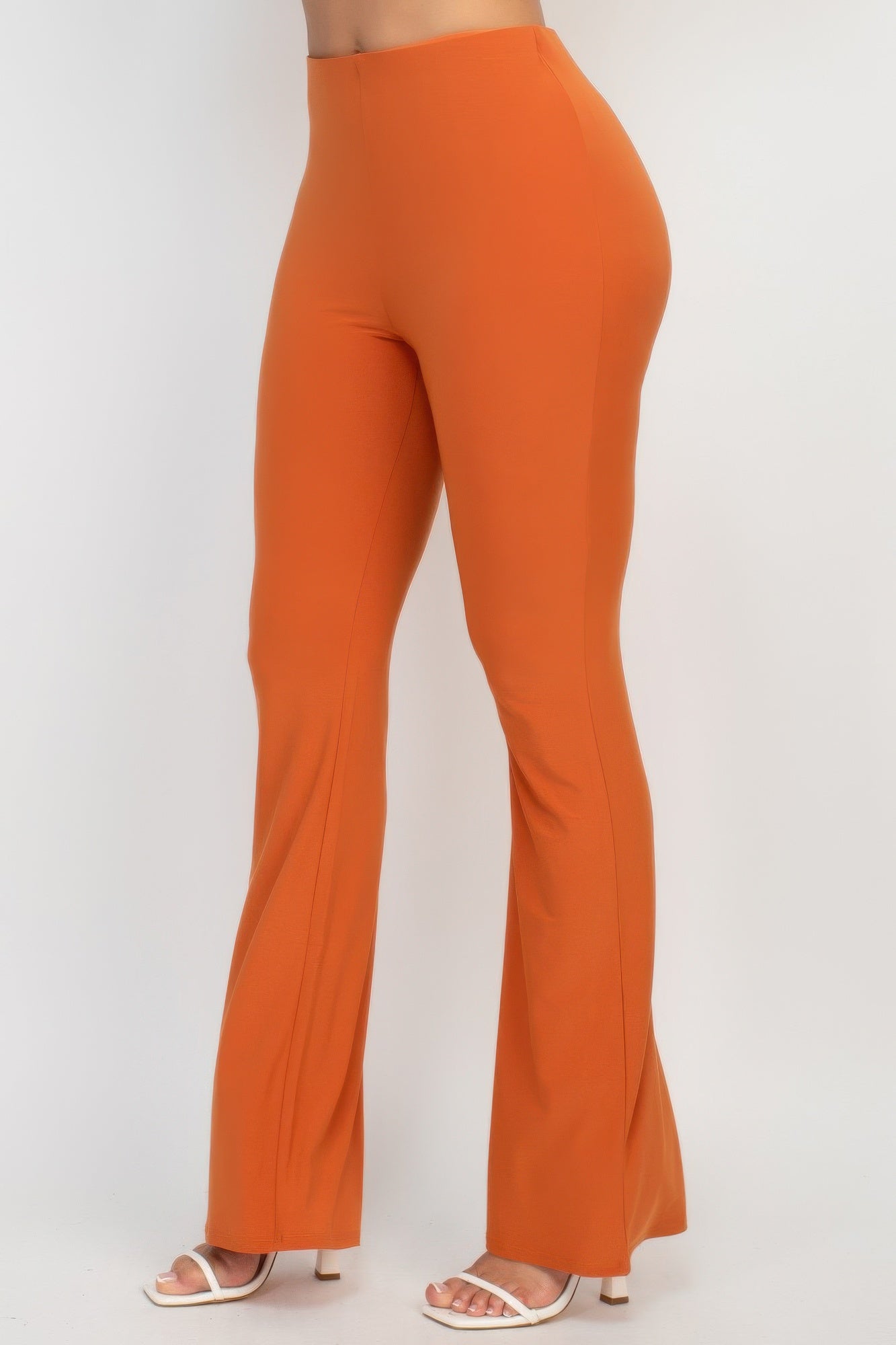 Fit And Flare Elastic Casual Pants product image