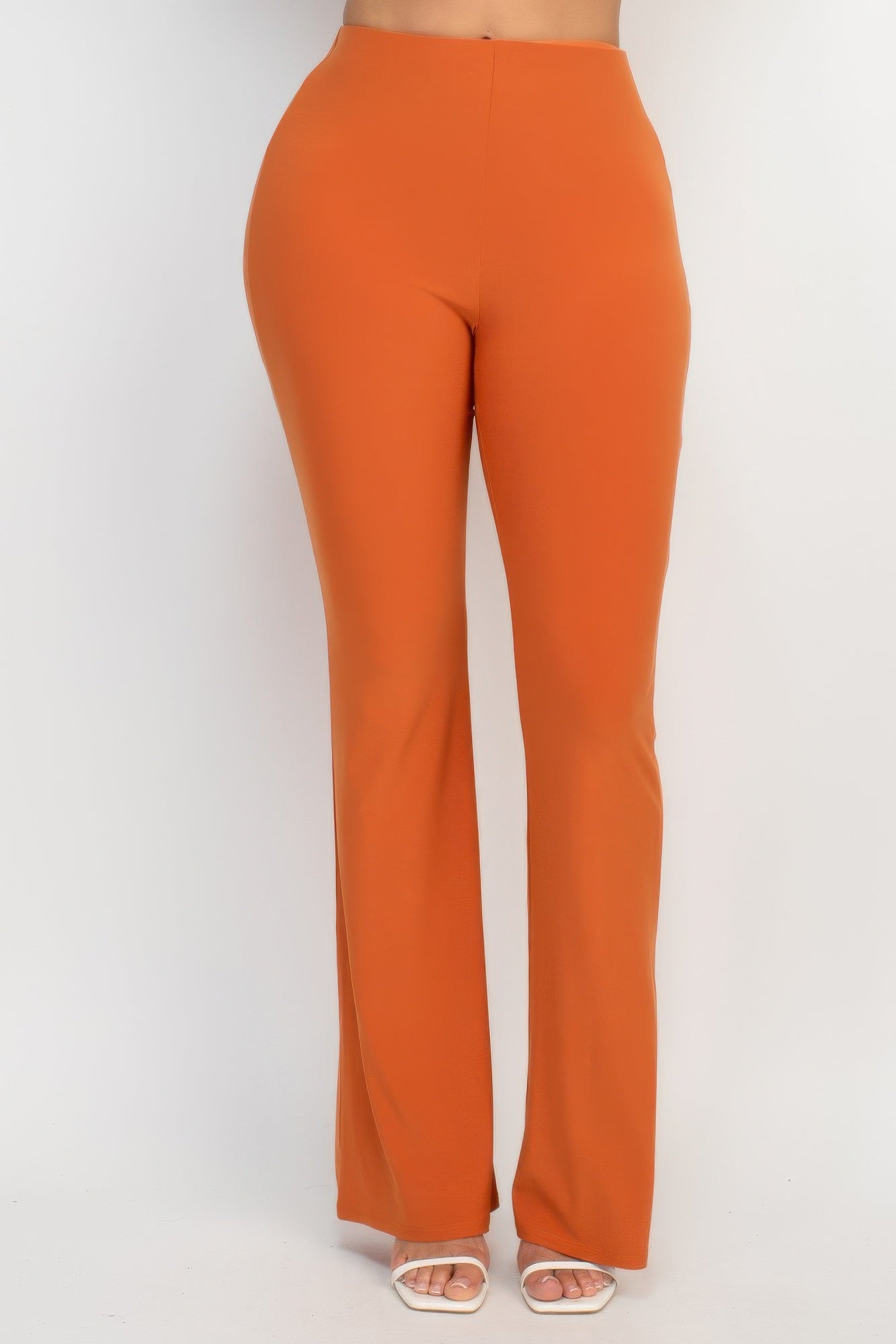 Fit And Flare Elastic Casual Pants product image