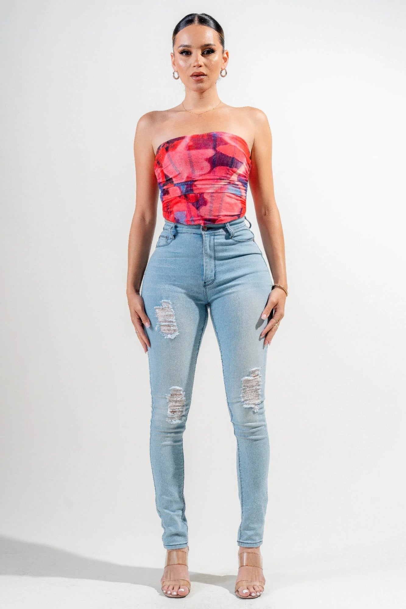 Mesh Print Top product image