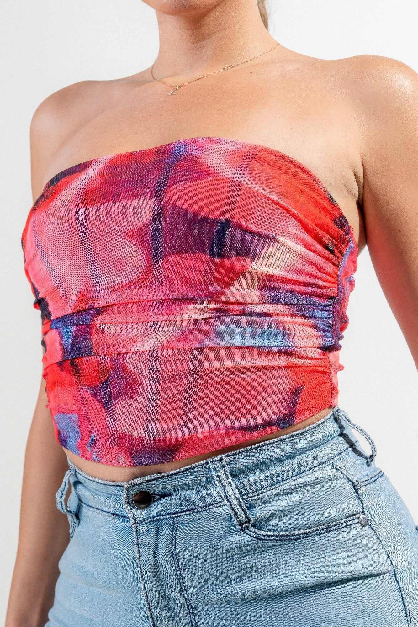 Mesh Print Top product image