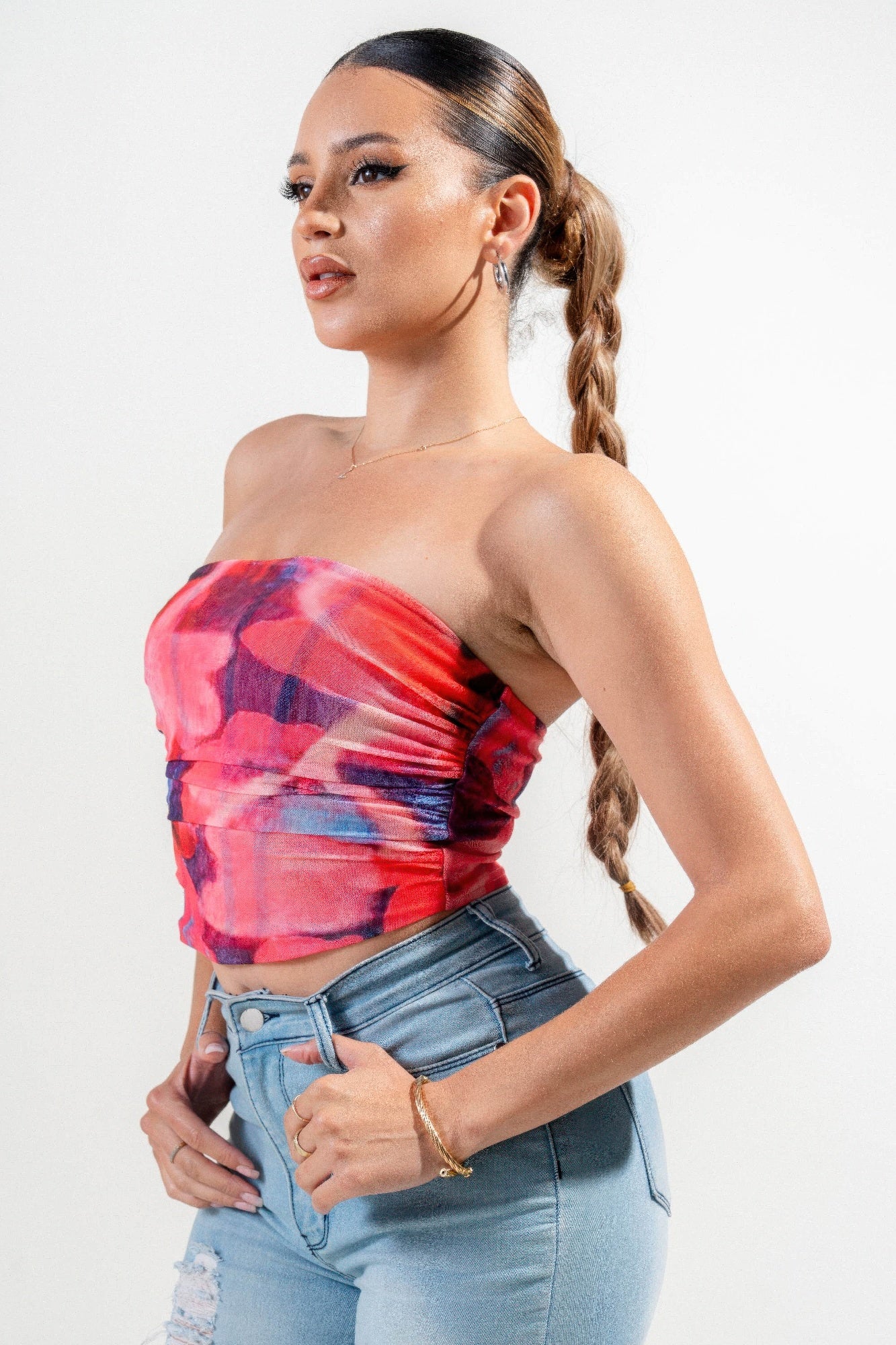 Mesh Print Top product image