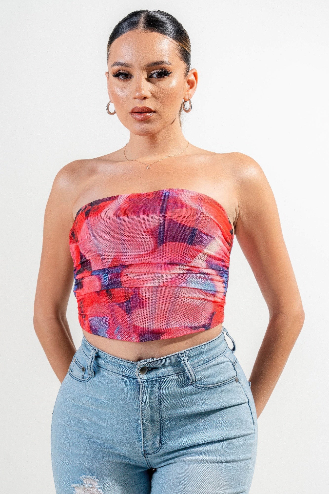Mesh Print Top product image