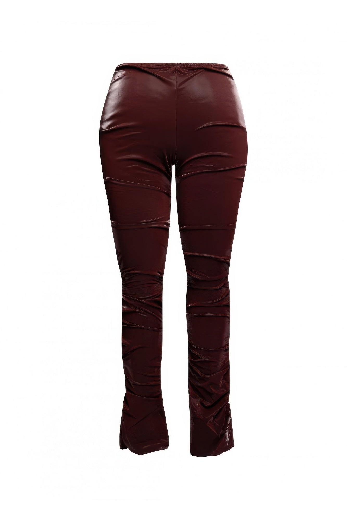 Velvet Pu Ruched Pants product image