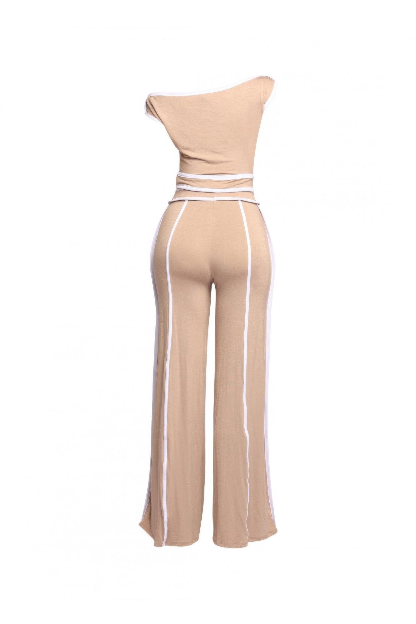 Color Contrast Detailed Off Shoulder Set product image