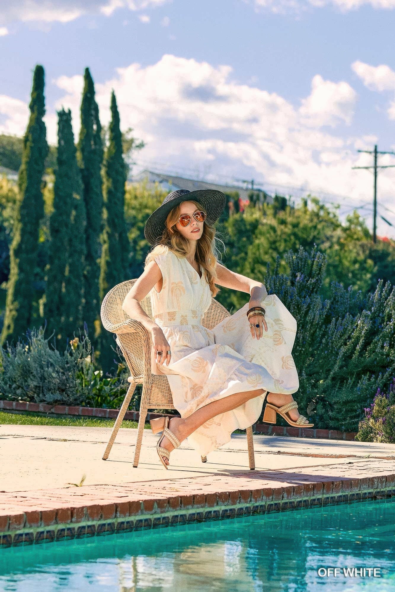 Tropical Breeze Embroidered Midi Dress product image