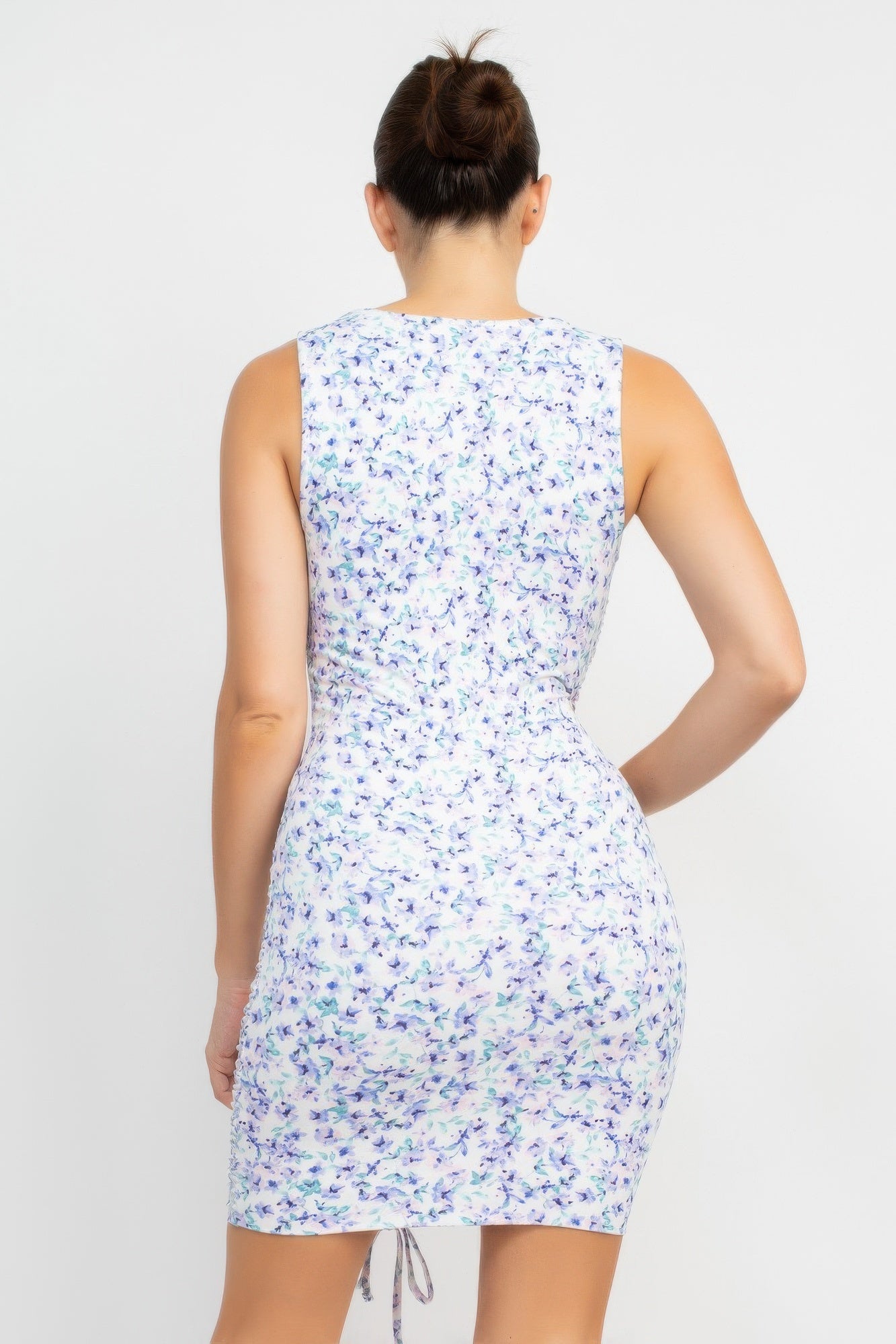 Ditsy Floral Ruching Dress product image