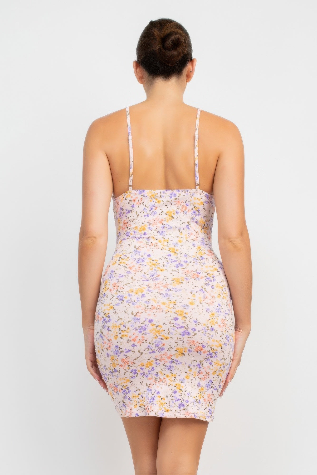 Ruched Floral Cami Dress product image
