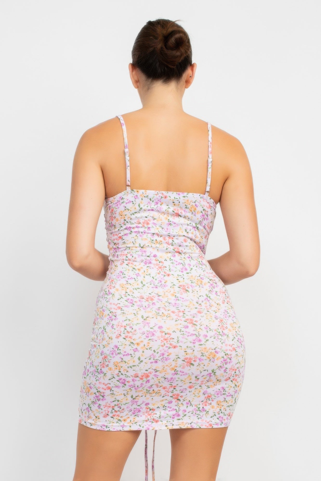 Ruched Floral Cami Dress product image