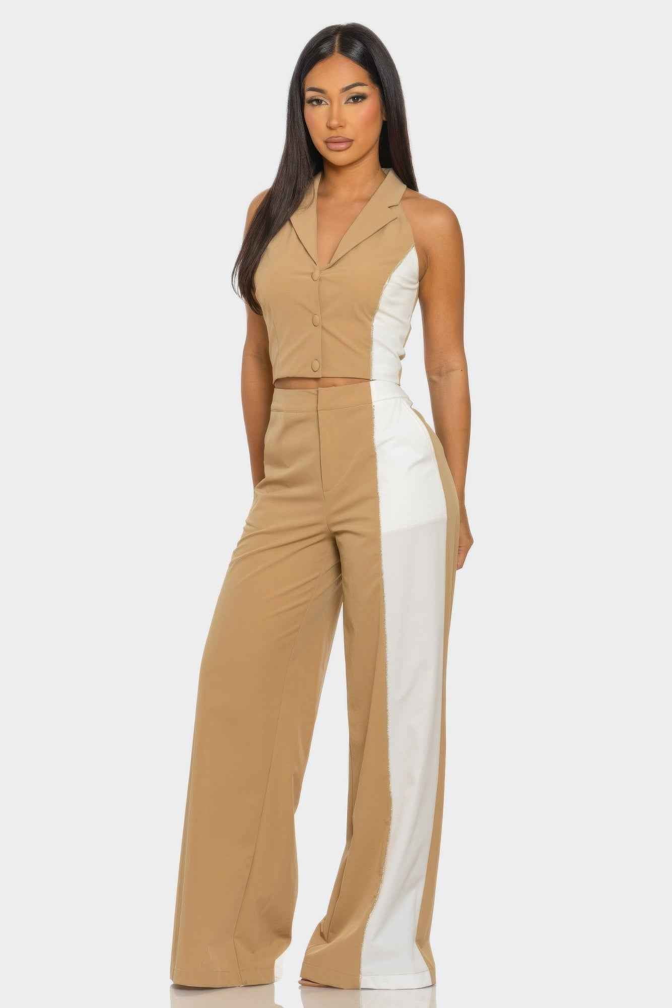 2 Pcs Color Block Set 2 Pcs Color Block Set