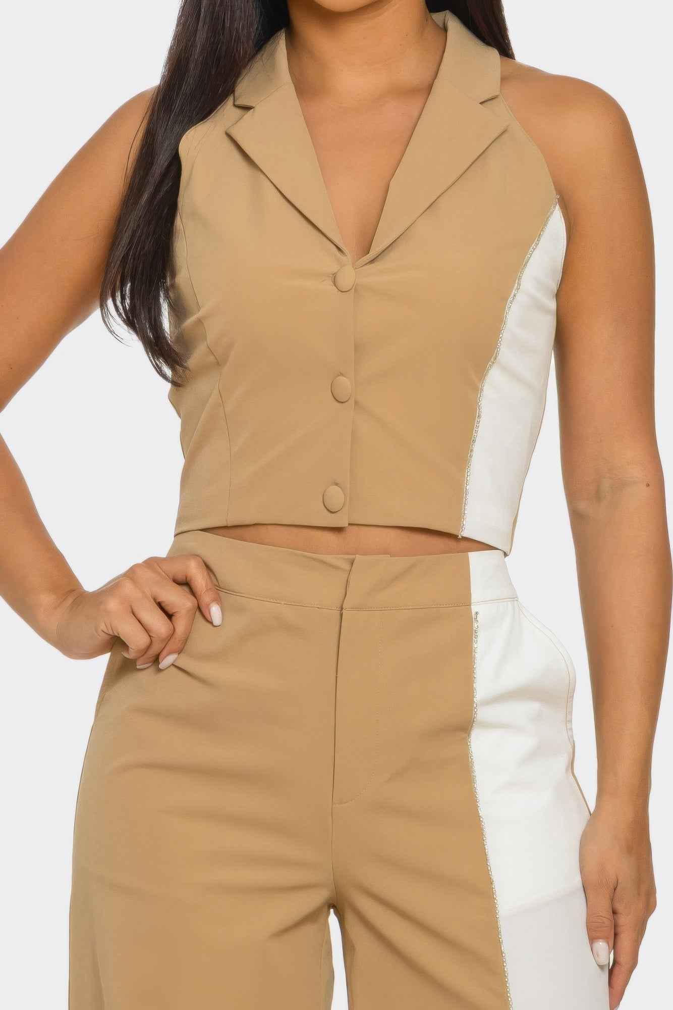 2 Pcs Color Block Set 2 Pcs Color Block Set