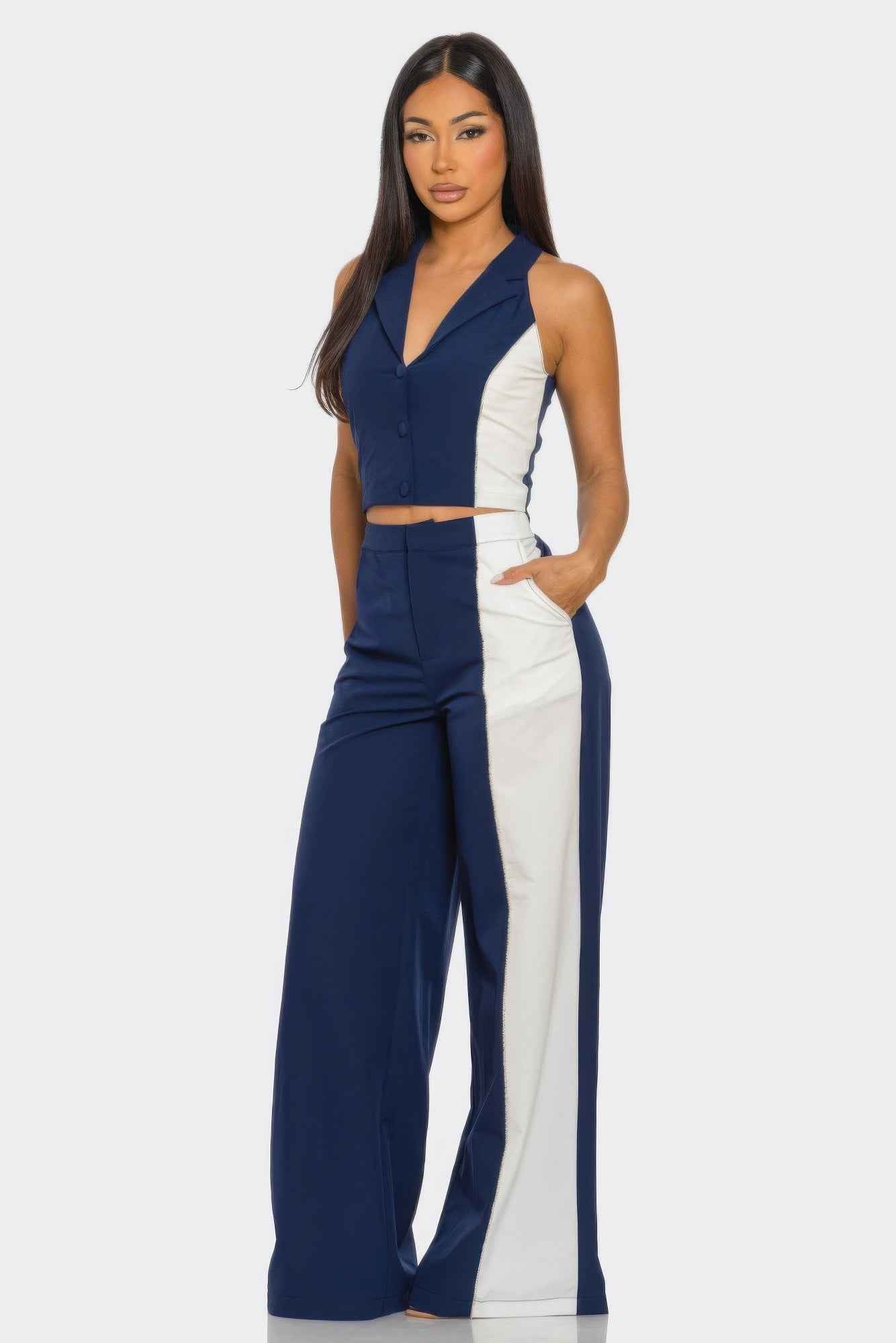 2 Pcs Color Block Set 2 Pcs Color Block Set