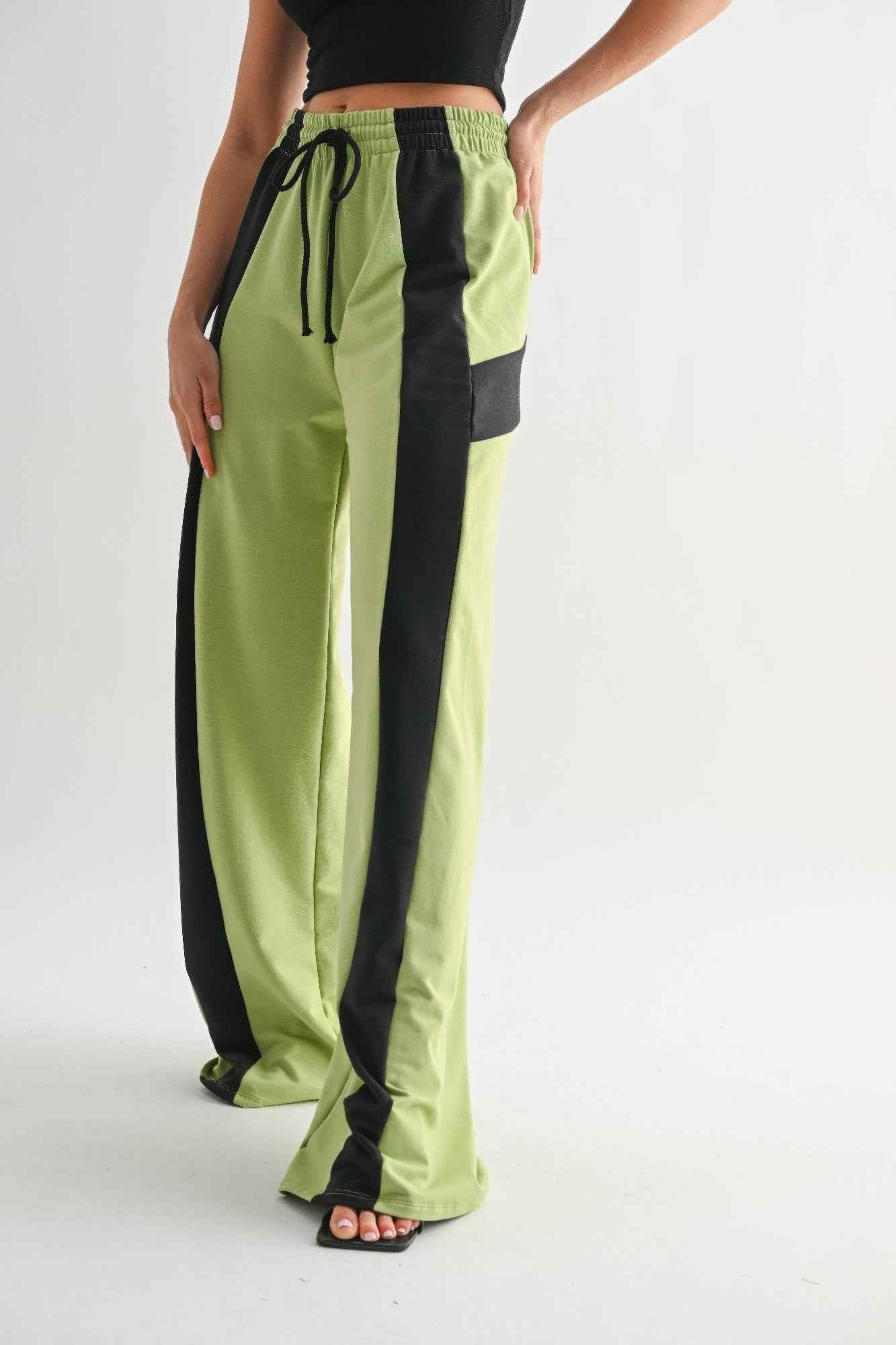 Color Block Wide Leg Lounge Pants Color Block Wide Leg Lounge Pants