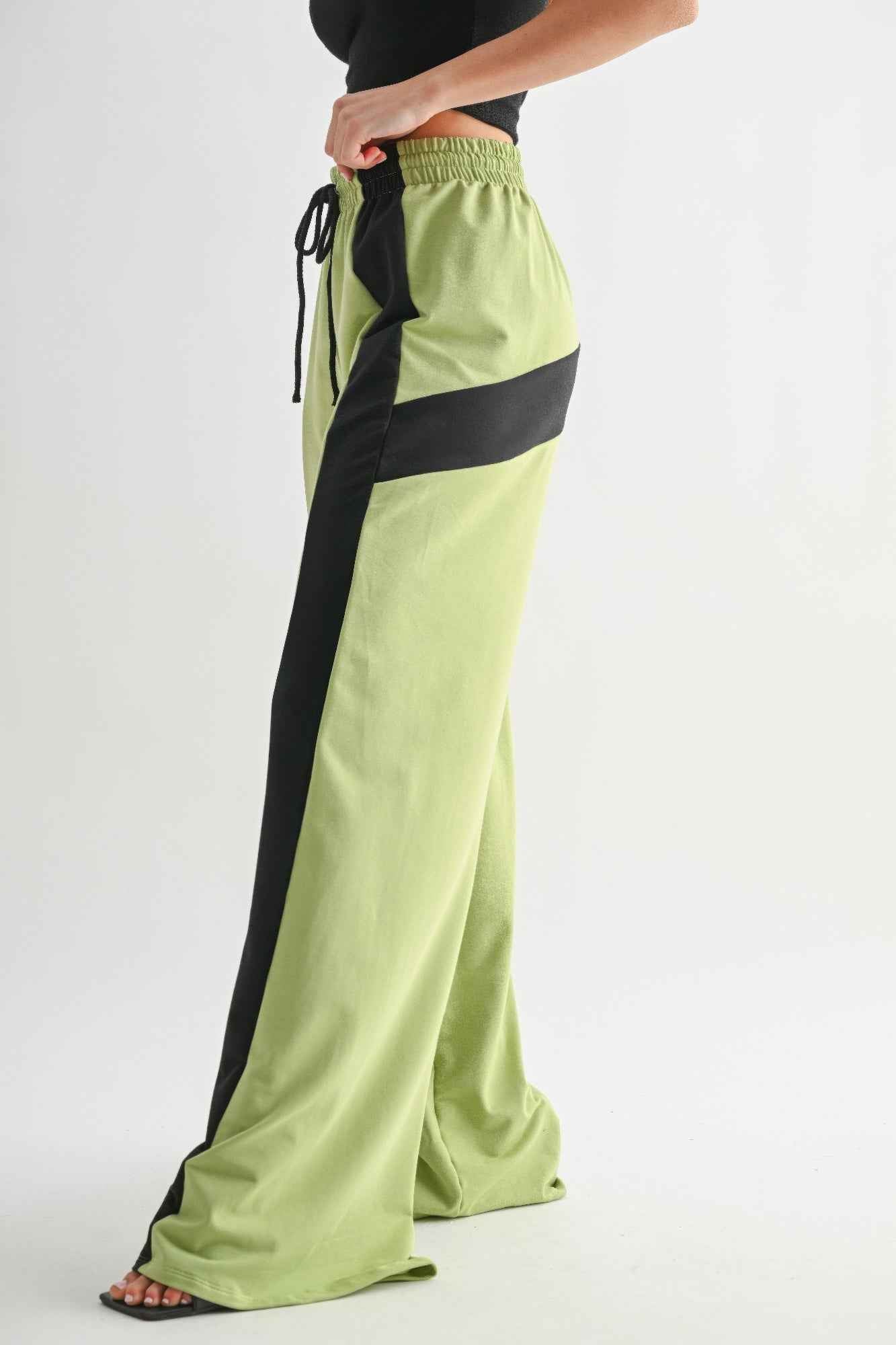 Color Block Wide Leg Lounge Pants Color Block Wide Leg Lounge Pants