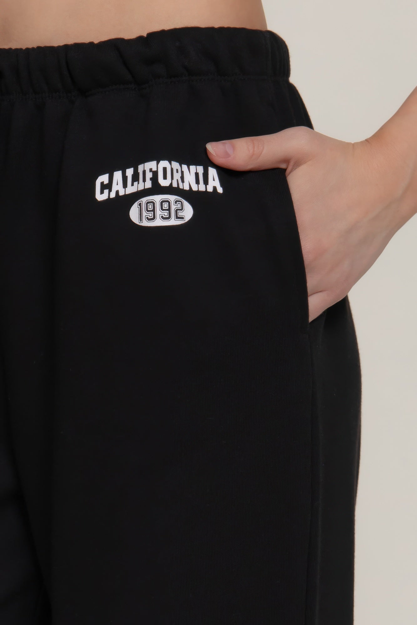 Waistband Print Detail Sweatpants product image