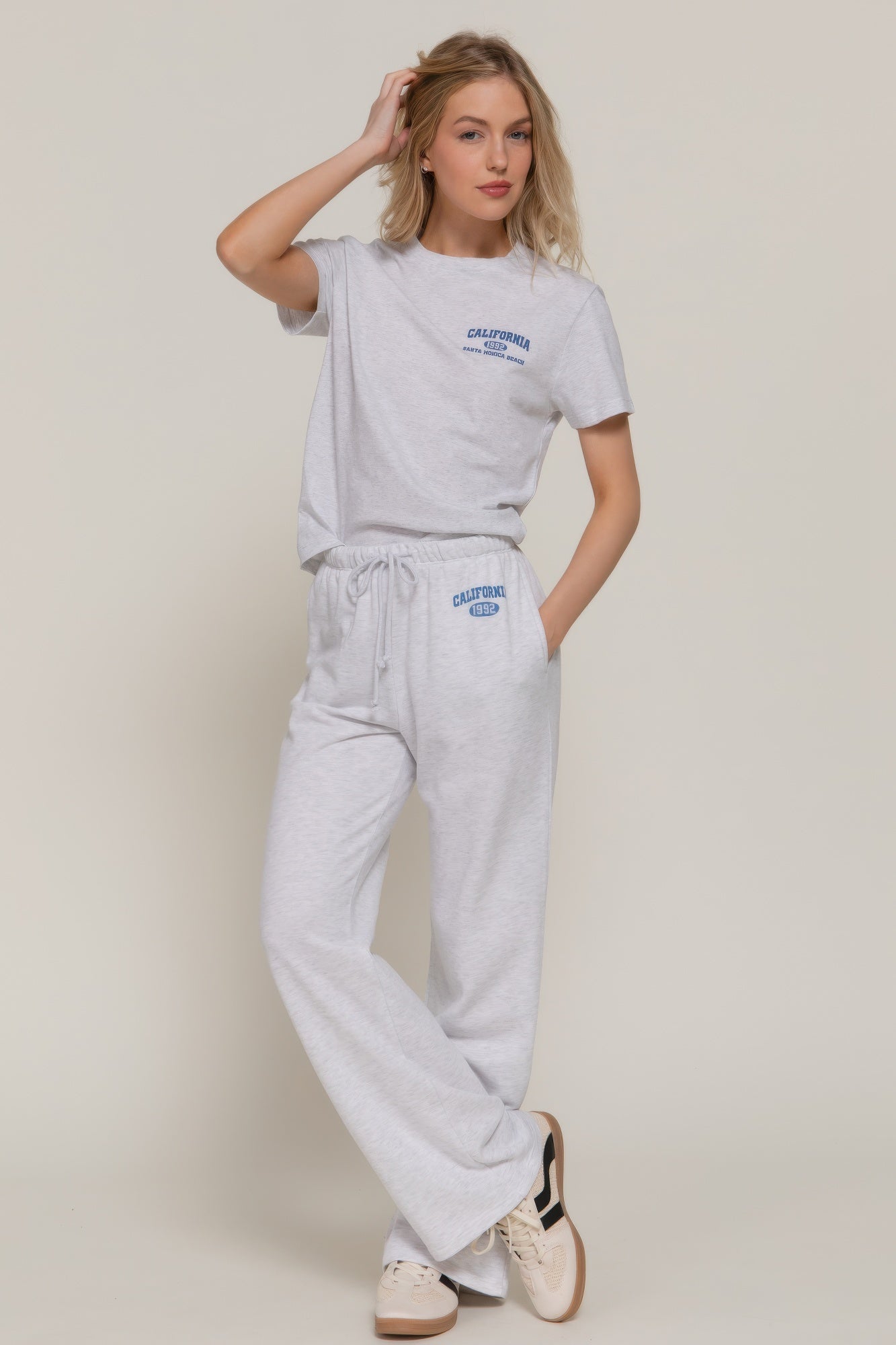 Waistband Print Detail Sweatpants product image