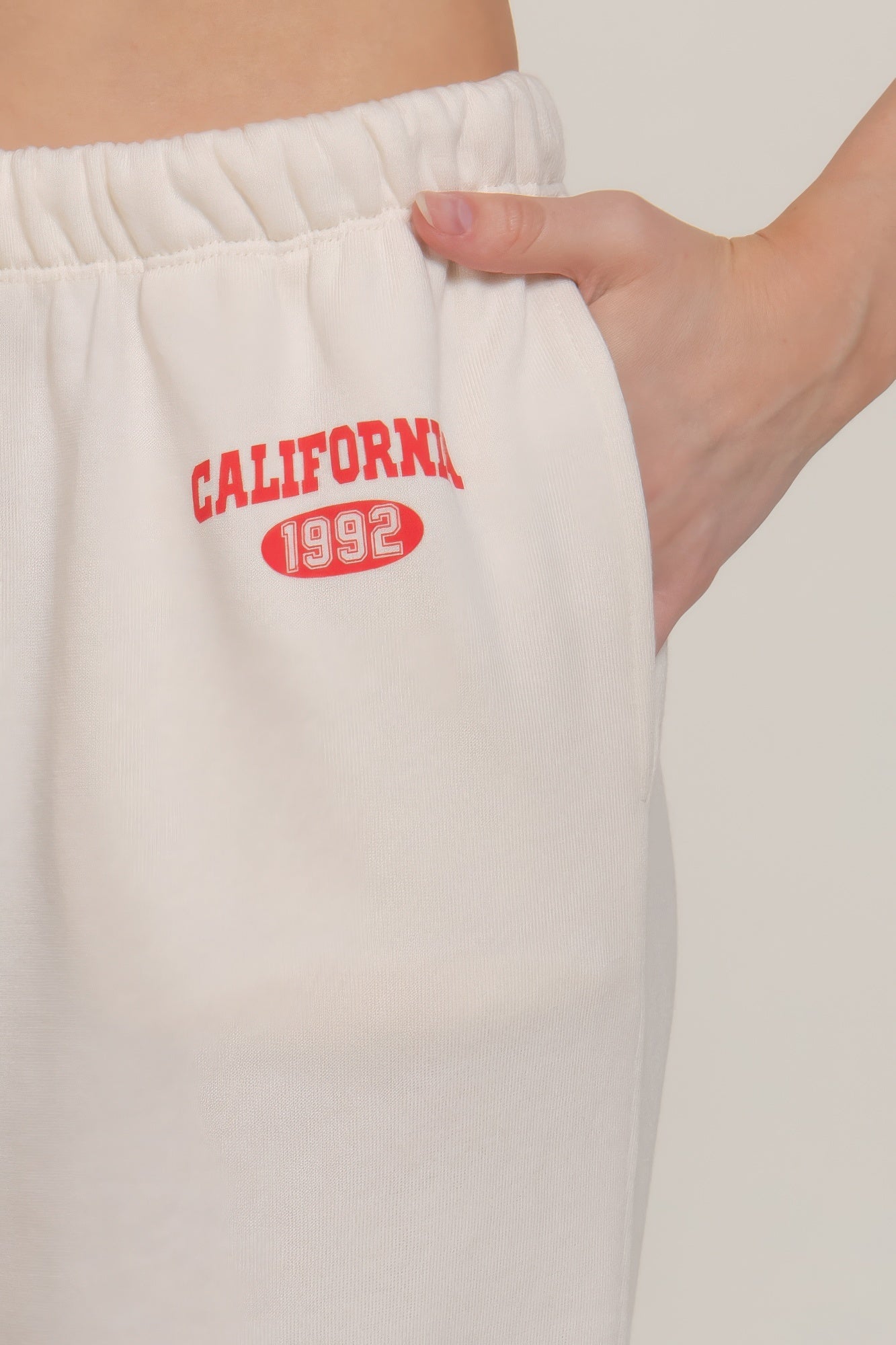 Waistband Print Detail Sweatpants product image