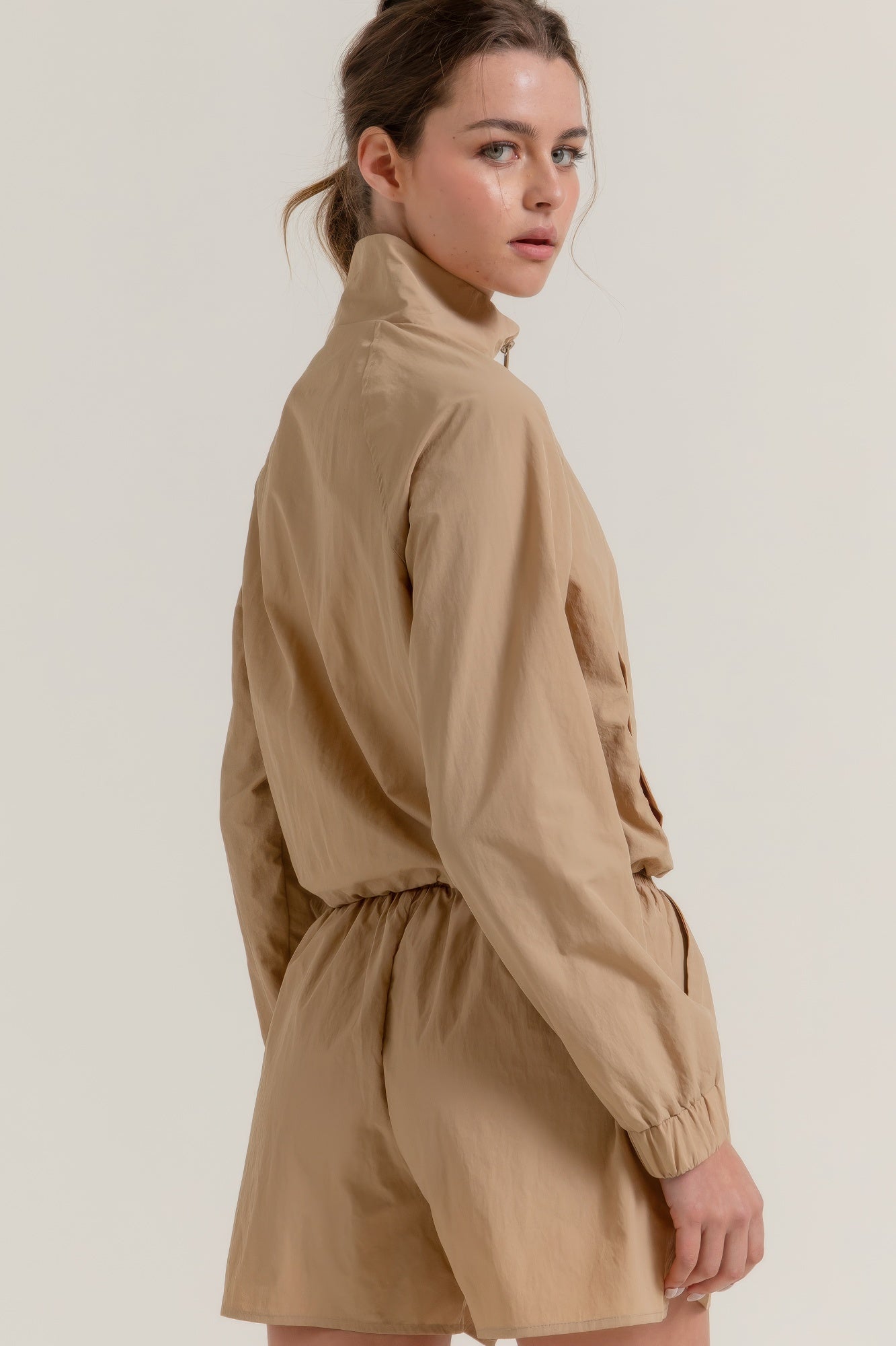 Long Slv Crop Activewear Anorak Jacket product image