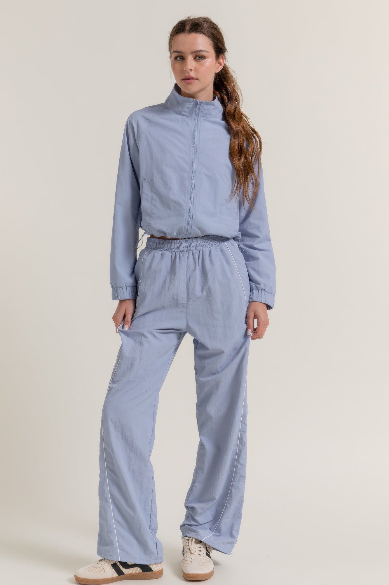 Long Slv Crop Activewear Anorak Jacket product image